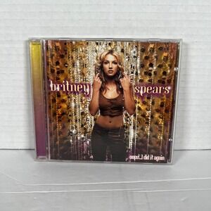 Britney‎ Spears Oops I Did It Again CD 2000 Jive Records Pop Album 01241-41704-2